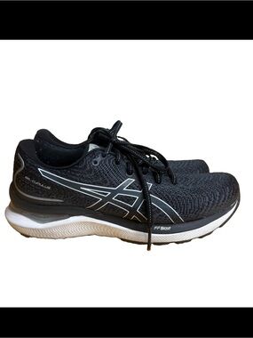 Womens ASICS Gel Cumulus Black Sneakers